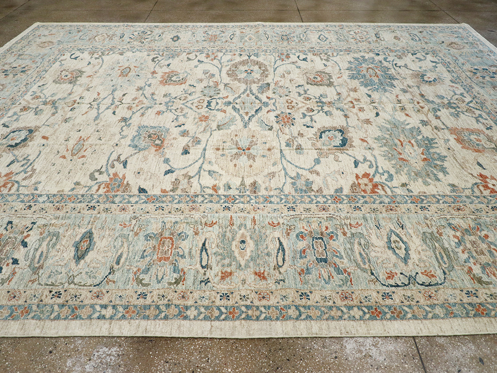 Modern Persian Sultanabad Large Room Size Carpet, No.32365 - Galerie Shabab