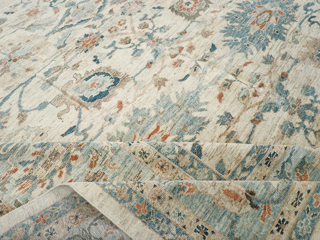 Modern Persian Sultanabad Large Room Size Carpet, No.32365 - Galerie Shabab