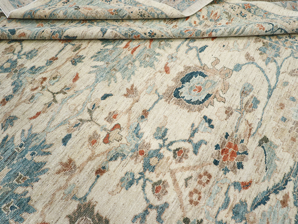 Modern Persian Sultanabad Large Room Size Carpet, No.32365 - Galerie Shabab