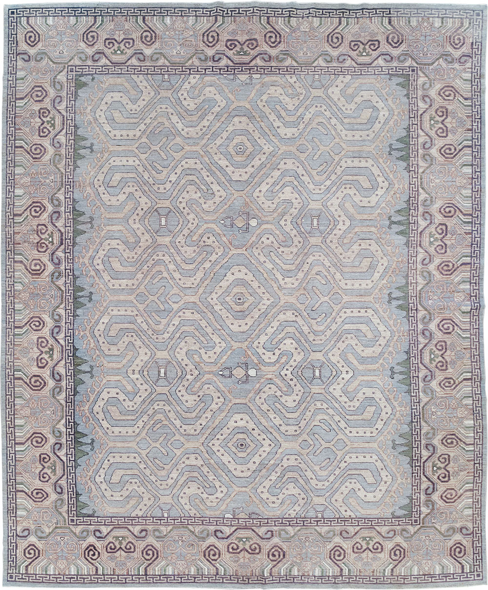 Modern East Turkestan Khotan Room Size Carpet, No.32375 - Galerie Shabab