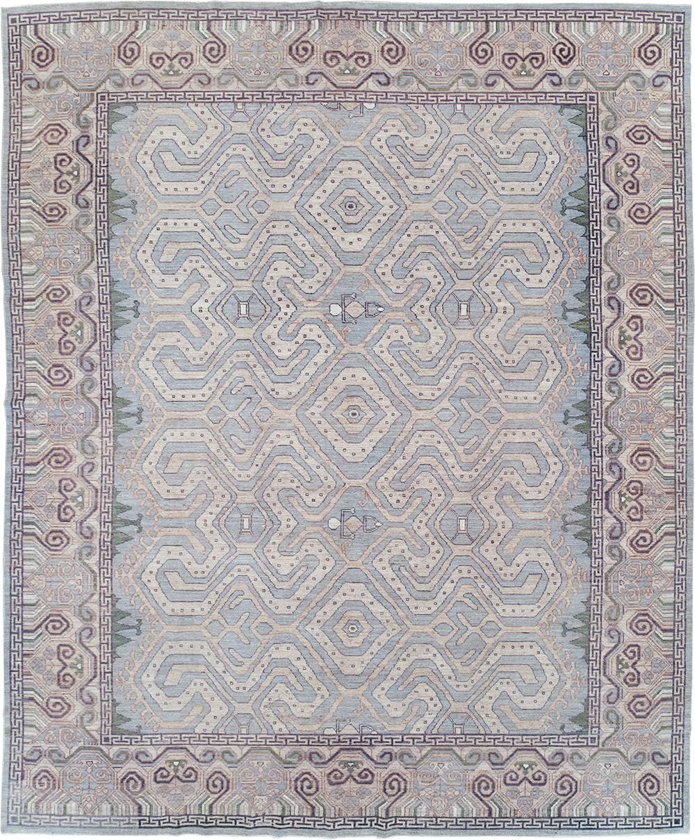 Modern East Turkestan Khotan Room Size Carpet, No.32375 - Galerie Shabab