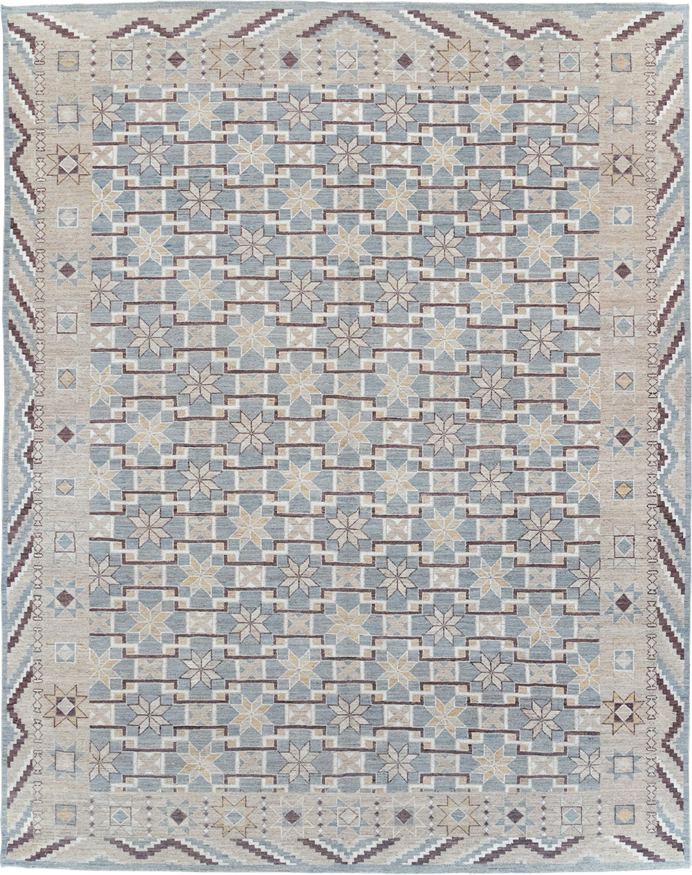 Modern East Turkestan Khotan Room Size Carpet, No.32377 - Galerie Shabab