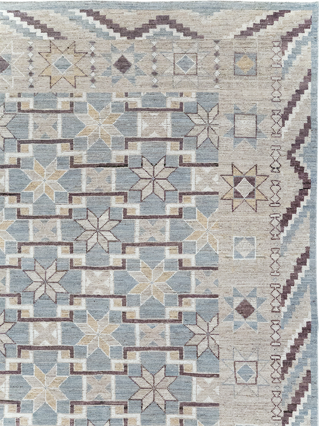 Modern East Turkestan Khotan Room Size Carpet, No.32377 - Galerie Shabab