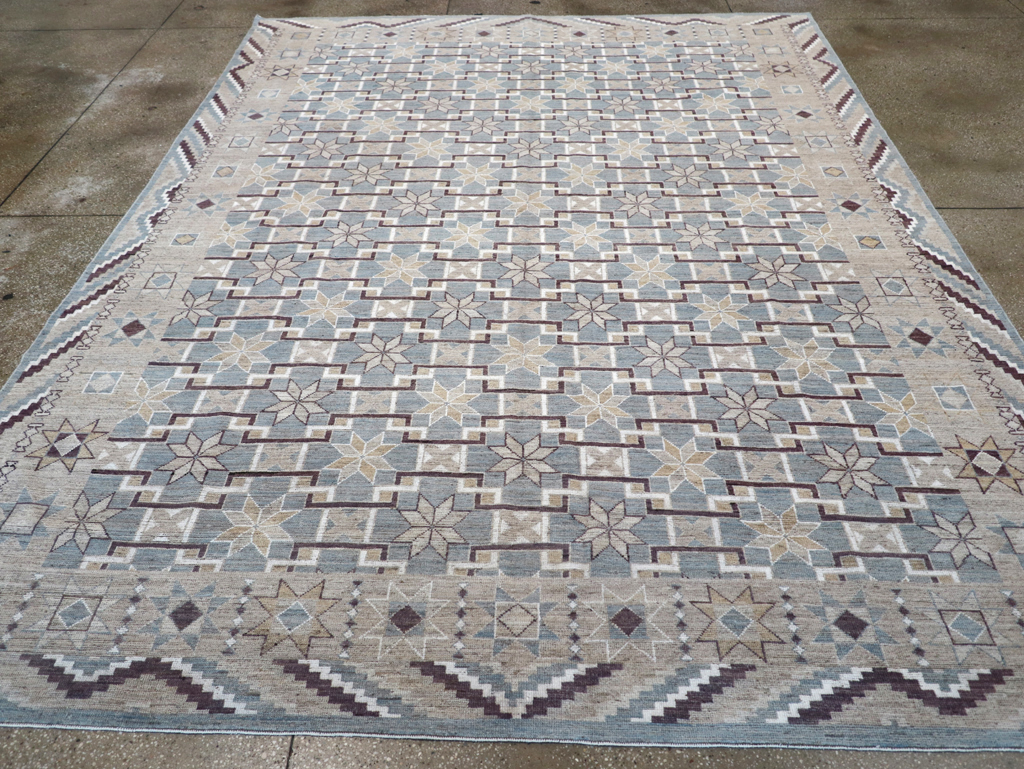 Modern East Turkestan Khotan Room Size Carpet, No.32377 - Galerie Shabab