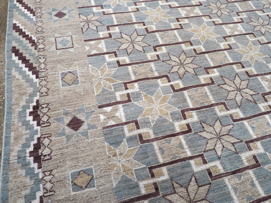Modern East Turkestan Khotan Room Size Carpet, No.32377 - Galerie Shabab