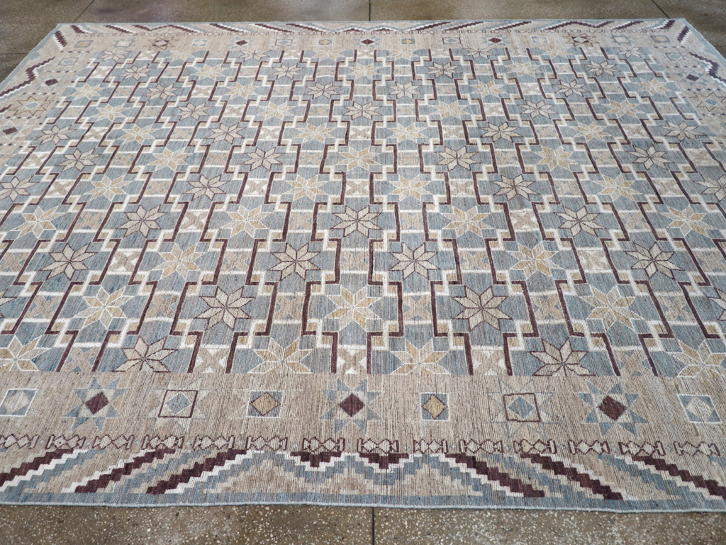 Modern East Turkestan Khotan Room Size Carpet, No.32377 - Galerie Shabab