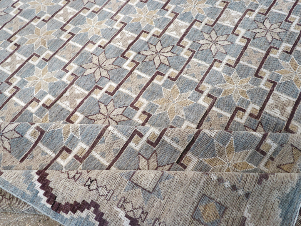 Modern East Turkestan Khotan Room Size Carpet, No.32377 - Galerie Shabab