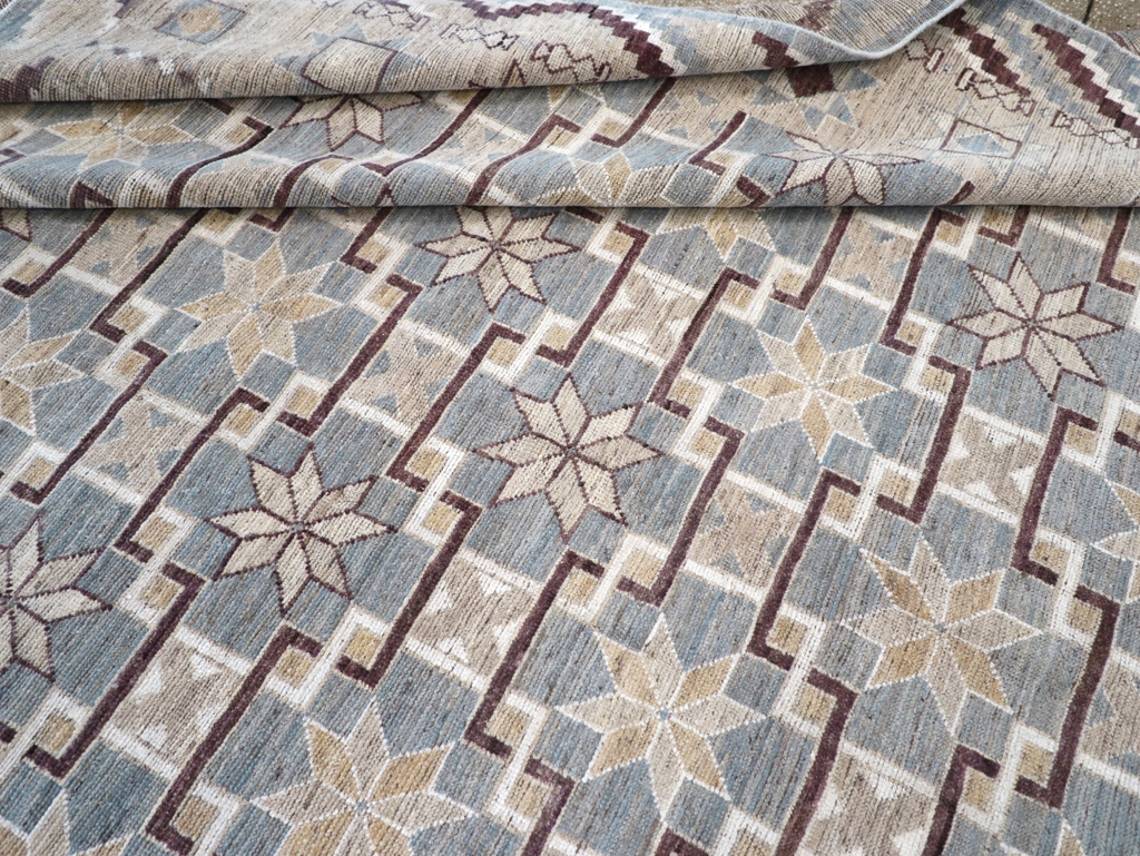 Modern East Turkestan Khotan Room Size Carpet, No.32377 - Galerie Shabab