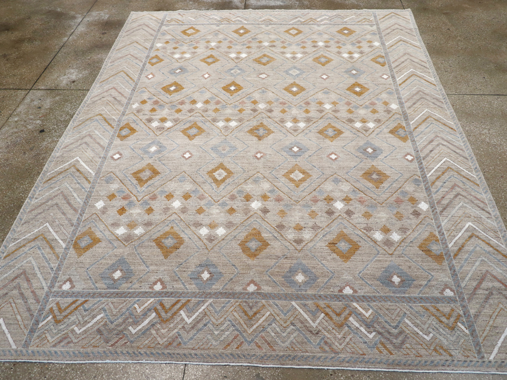 Modern East Turkestan Khotan Small Room Size Carpet, No.32380 - Galerie Shabab