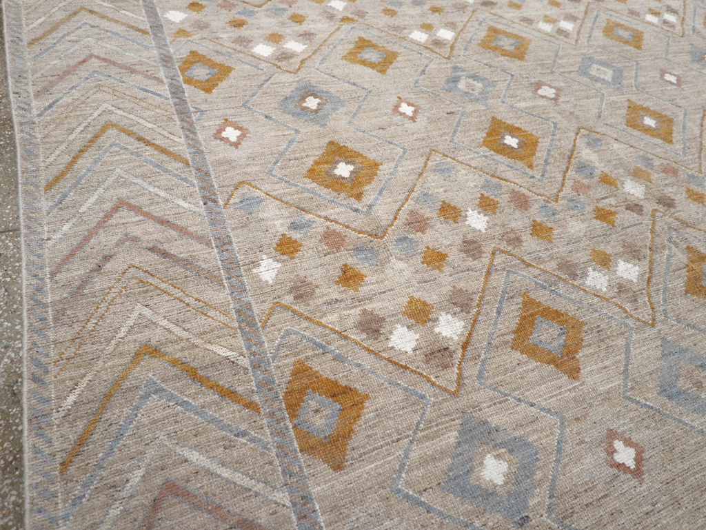 Modern East Turkestan Khotan Small Room Size Carpet, No.32380 - Galerie Shabab