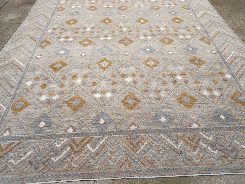 Modern East Turkestan Khotan Small Room Size Carpet, No.32380 - Galerie Shabab