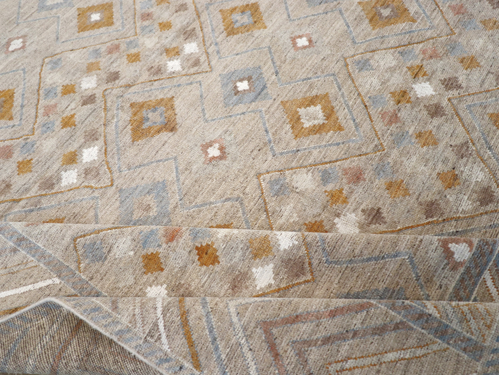 Modern East Turkestan Khotan Small Room Size Carpet, No.32380 - Galerie Shabab