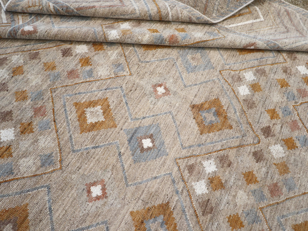 Modern East Turkestan Khotan Small Room Size Carpet, No.32380 - Galerie Shabab