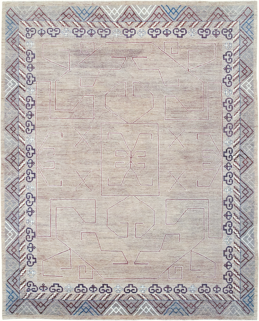 Modern East Turkestan Khotan Room Size Carpet, No.32382 - Galerie Shabab