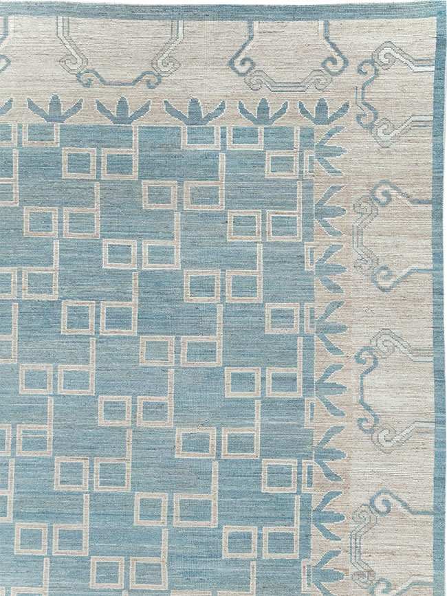 Modern East Turkestan Khotan Room Size Carpet, No.32383 - Galerie Shabab