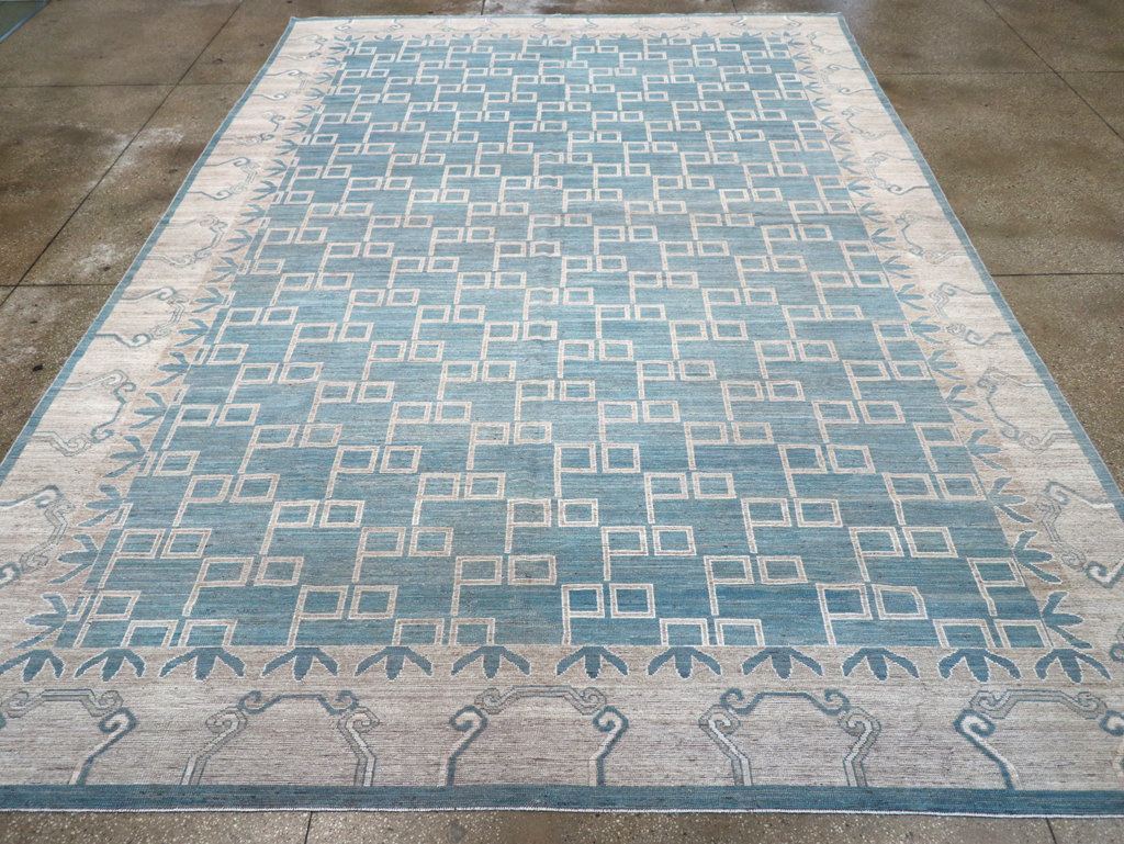 Modern East Turkestan Khotan Room Size Carpet, No.32383 - Galerie Shabab