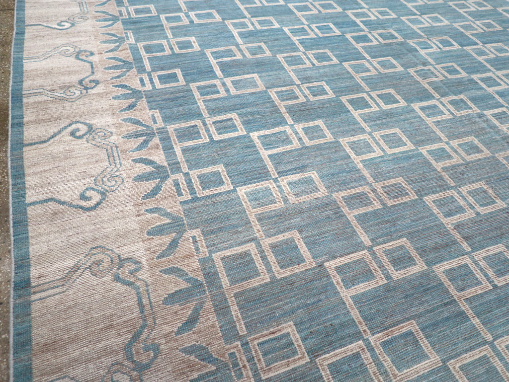 Modern East Turkestan Khotan Room Size Carpet, No.32383 - Galerie Shabab