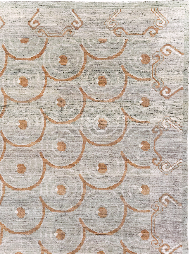 Modern East Turkestan Khotan Room Size Carpet, No.32386 - Galerie Shabab