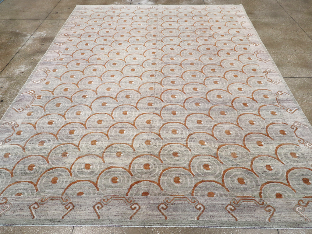 Modern East Turkestan Khotan Room Size Carpet, No.32386 - Galerie Shabab