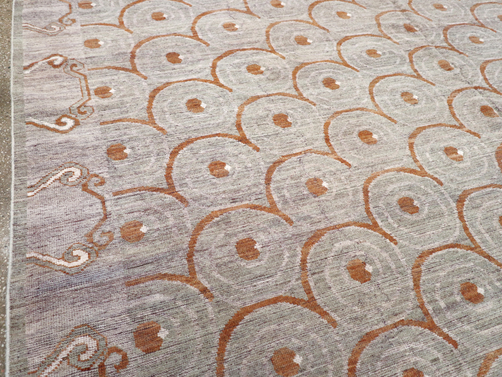 Modern East Turkestan Khotan Room Size Carpet, No.32386 - Galerie Shabab