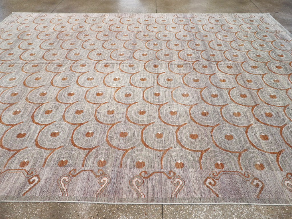 Modern East Turkestan Khotan Room Size Carpet, No.32386 - Galerie Shabab