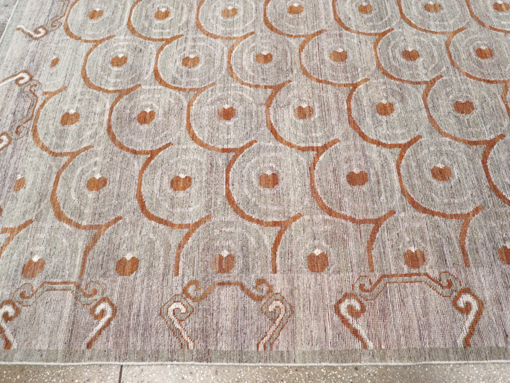 Modern East Turkestan Khotan Room Size Carpet, No.32386 - Galerie Shabab