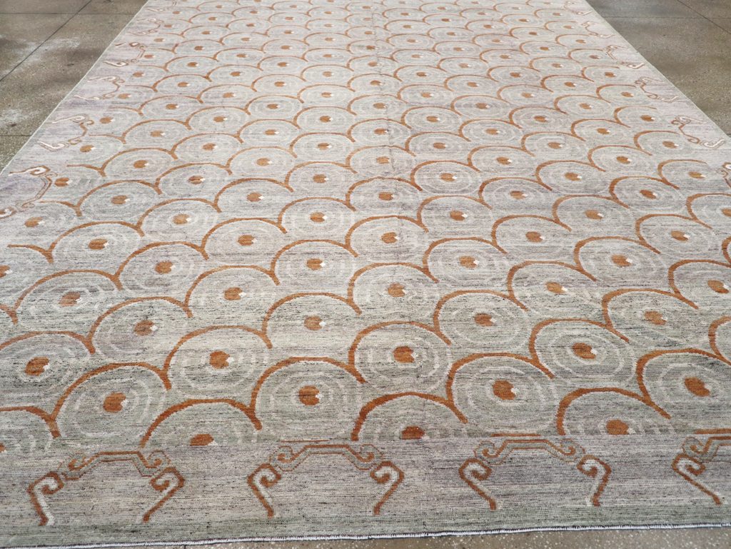 Modern East Turkestan Khotan Room Size Carpet, No.32386 - Galerie Shabab