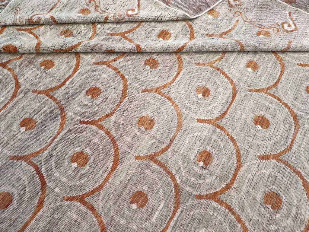 Modern East Turkestan Khotan Room Size Carpet, No.32386 - Galerie Shabab