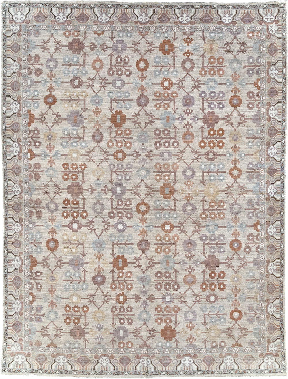 Modern East Turkestan Khotan Room Size Carpet, No.32389 - Galerie Shabab