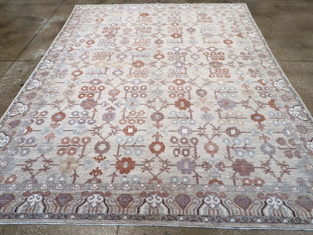 Modern East Turkestan Khotan Room Size Carpet, No.32389 - Galerie Shabab