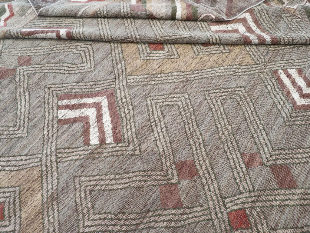 Modern East Turkestan Khotan Square Room Size Carpet, No.32390 - Galerie Shabab