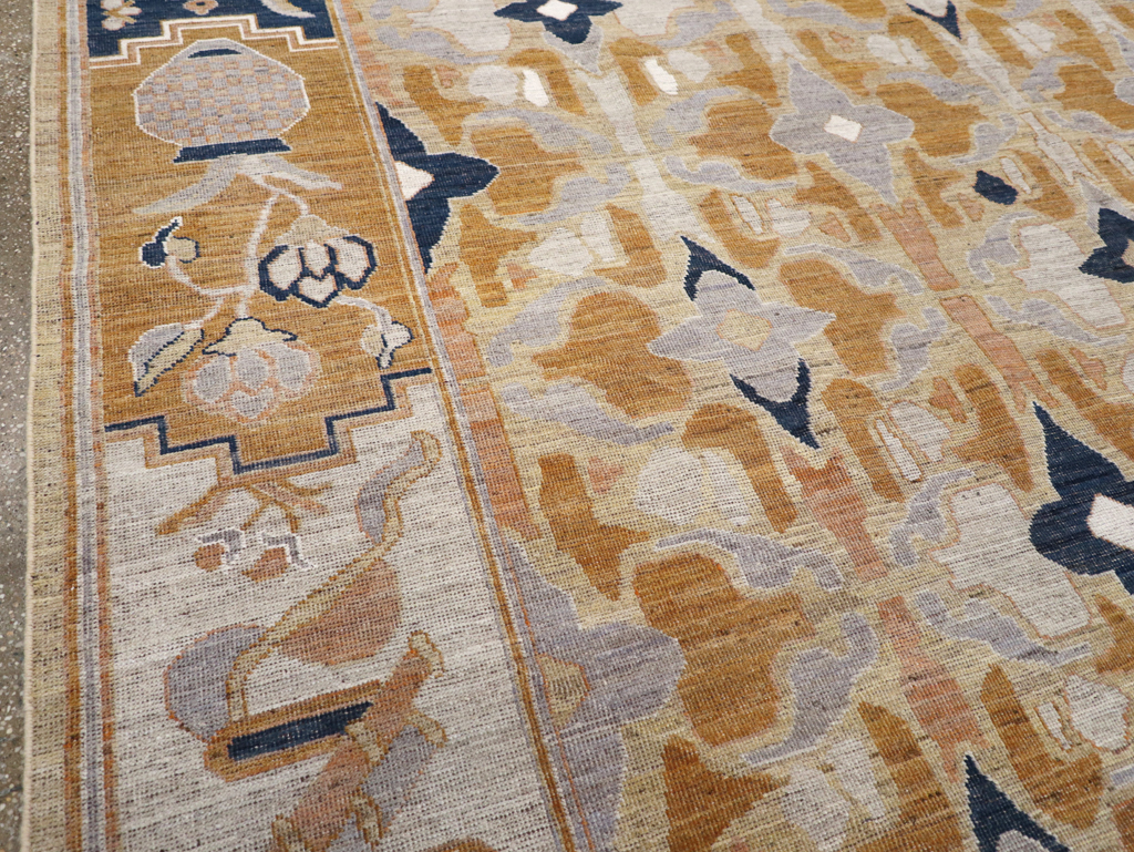 Modern East Turkestan Khotan Room Size Carpet, No.32391 - Galerie Shabab