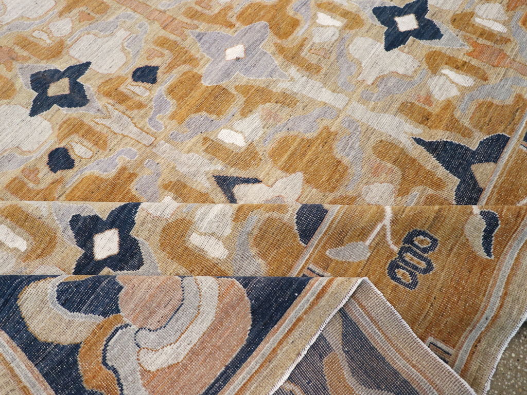 Modern East Turkestan Khotan Room Size Carpet, No.32391 - Galerie Shabab