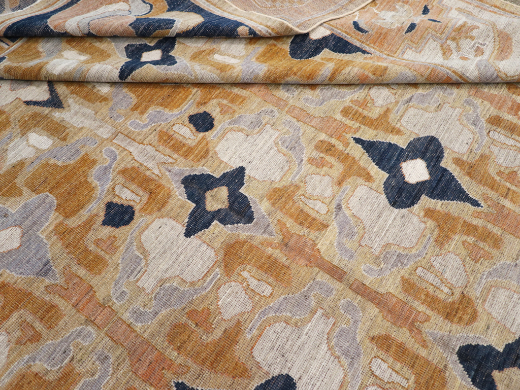 Modern East Turkestan Khotan Room Size Carpet, No.32391 - Galerie Shabab