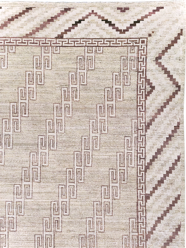 Modern East Turkestan Khotan Room Size Carpet, No.32394 - Galerie Shabab