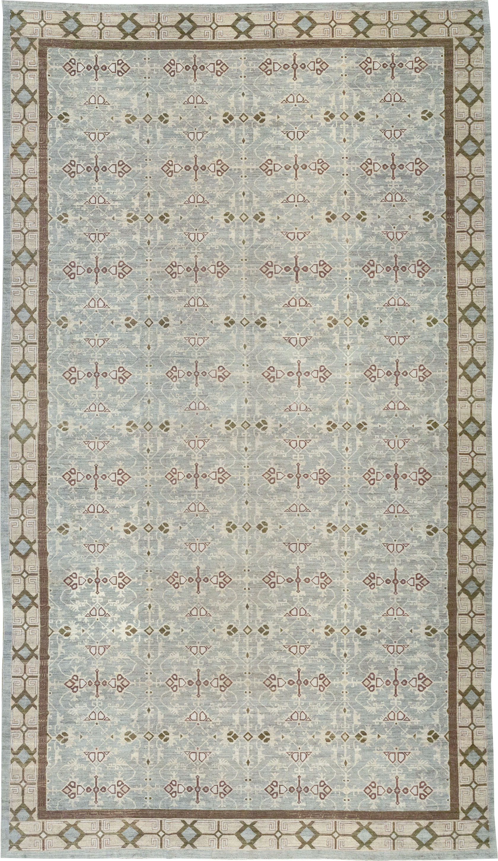 Modern East Turkestan Khotan Oversize Carpet, No.32395 - Galerie Shabab