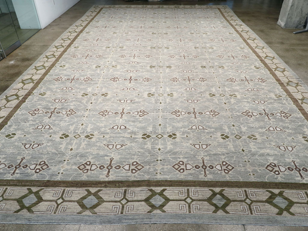 Modern East Turkestan Khotan Oversize Carpet, No.32395 - Galerie Shabab