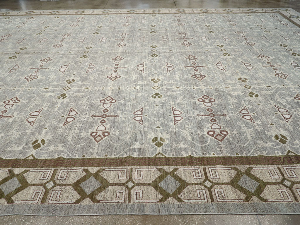 Modern East Turkestan Khotan Oversize Carpet, No.32395 - Galerie Shabab