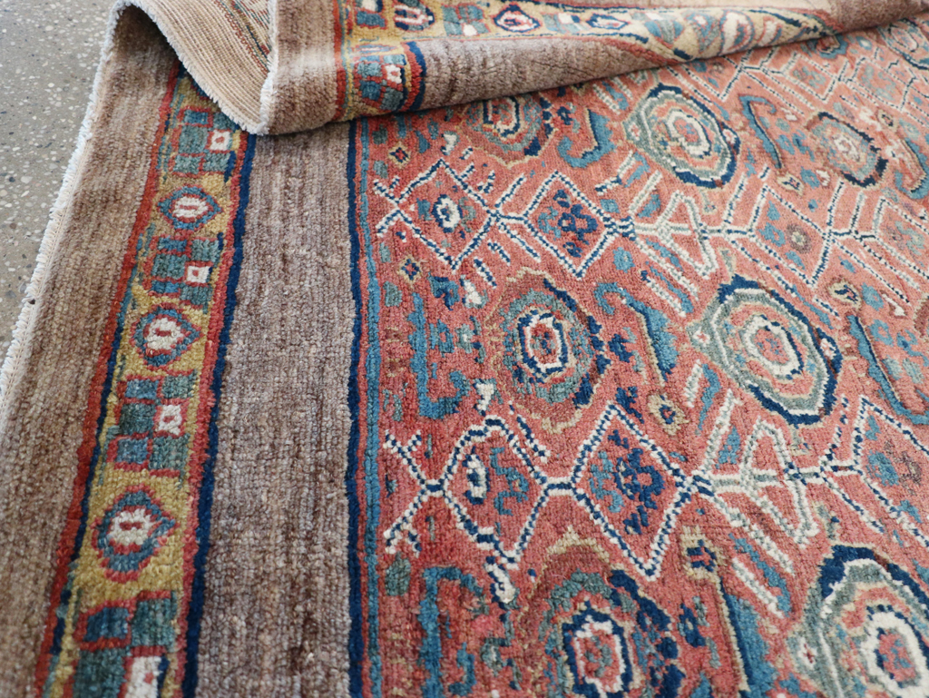 Antique Persian Serab Square Accent Rug, No.32399 - Galerie Shabab