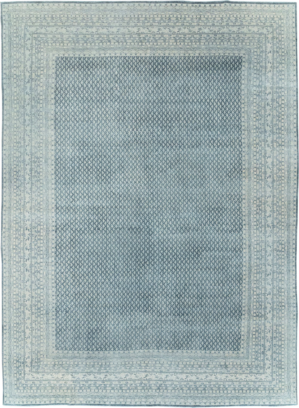 Vintage Persian Mir Room Size Carpet, No.32407 - Galerie Shabab