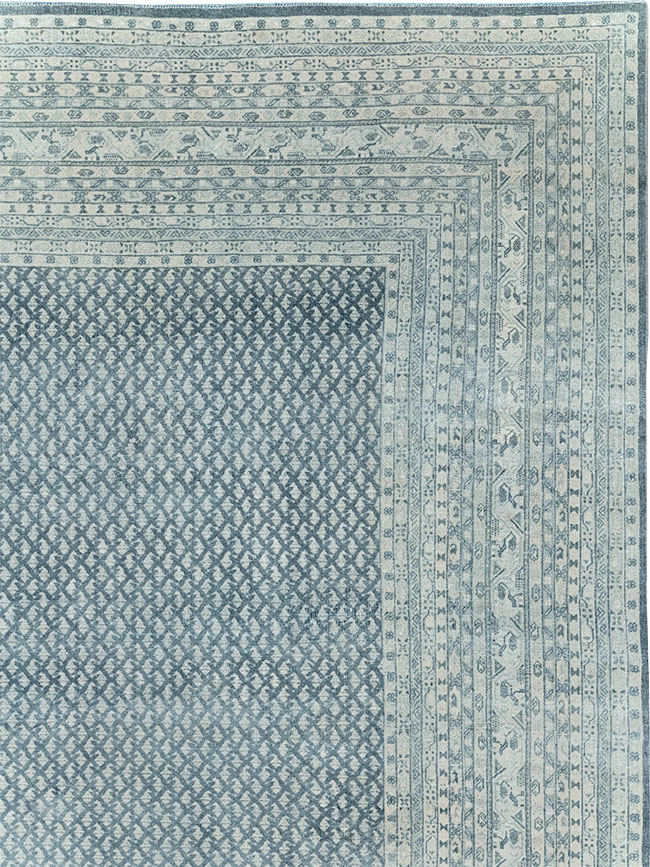 Vintage Persian Mir Room Size Carpet, No.32407 - Galerie Shabab