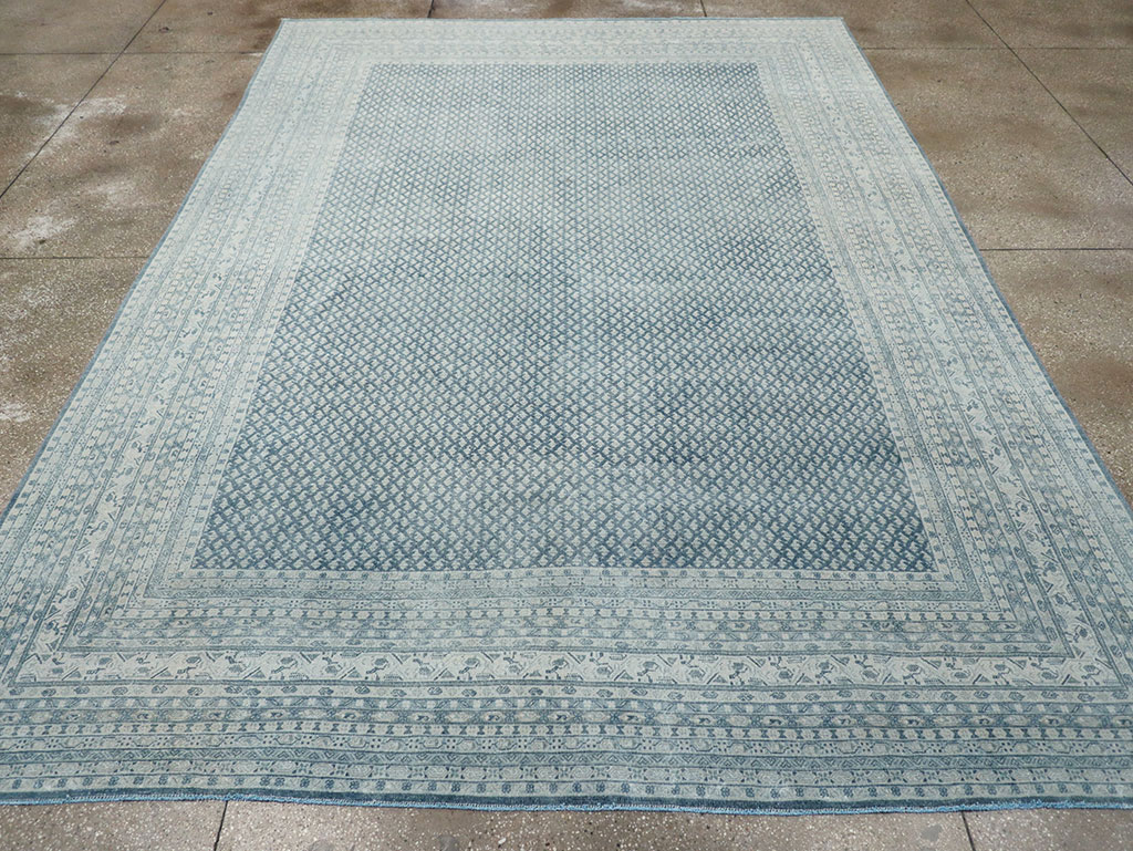 Vintage Persian Mir Room Size Carpet, No.32407 - Galerie Shabab