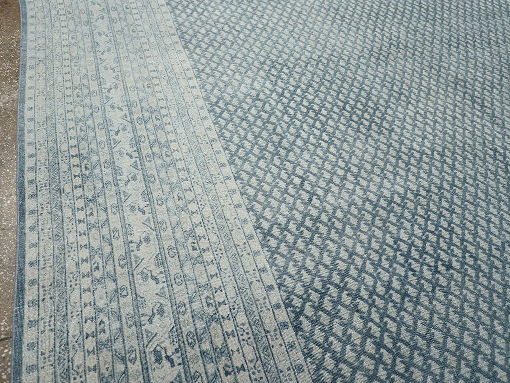 Vintage Persian Mir Room Size Carpet, No.32407 - Galerie Shabab