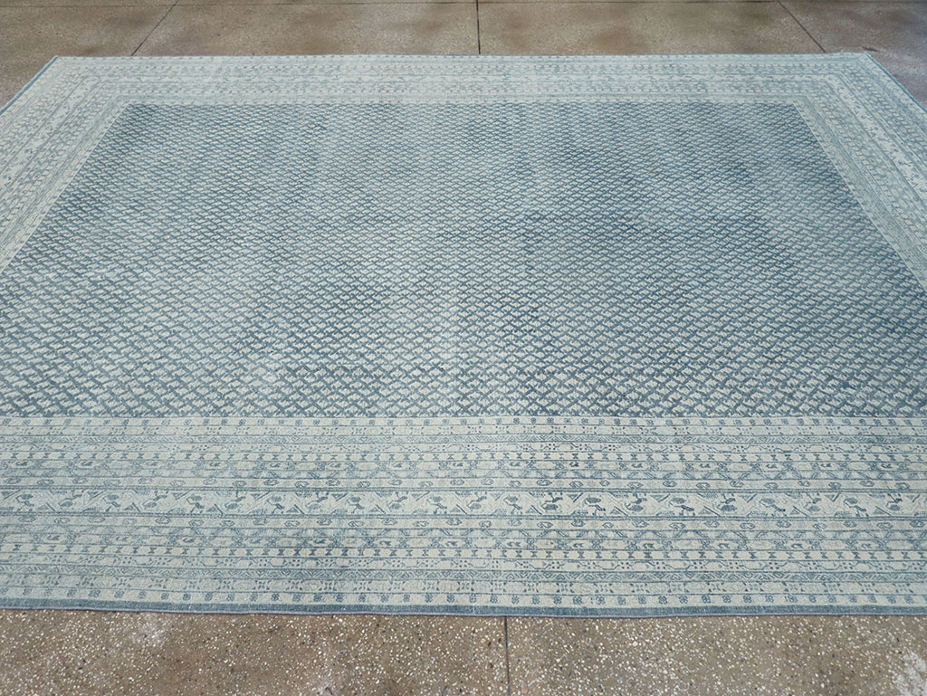 Vintage Persian Mir Room Size Carpet, No.32407 - Galerie Shabab