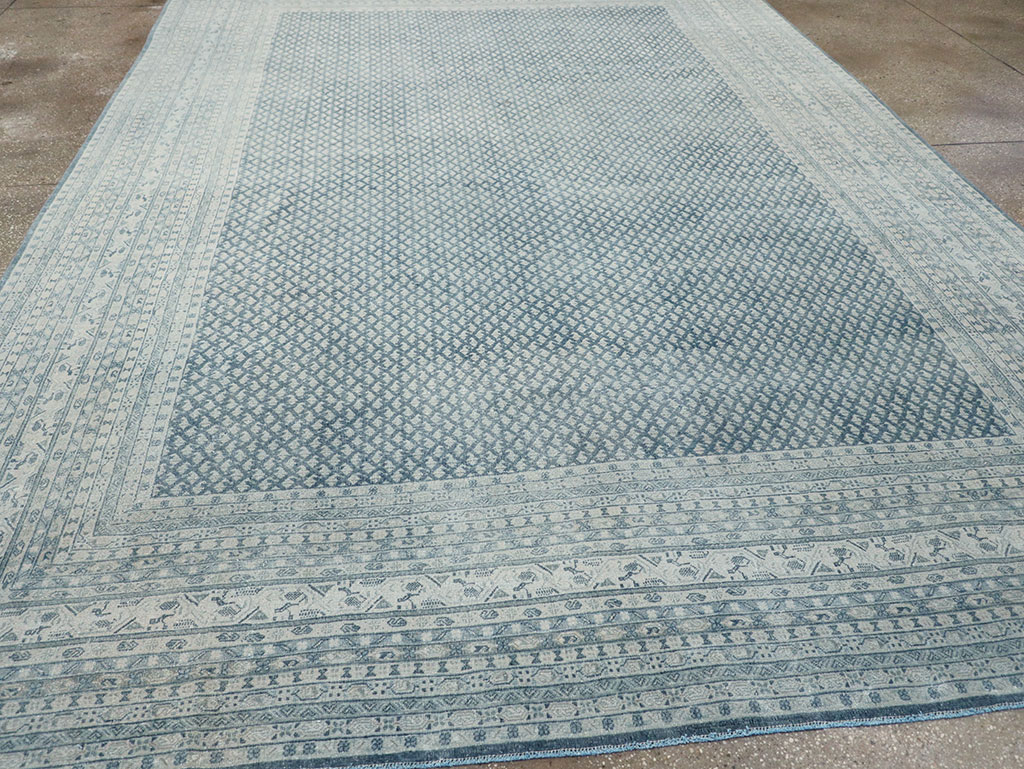 Vintage Persian Mir Room Size Carpet, No.32407 - Galerie Shabab