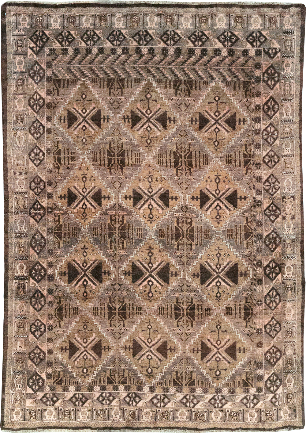 Vintage Persian Baluch Rug, No.32412 - Galerie Shabab