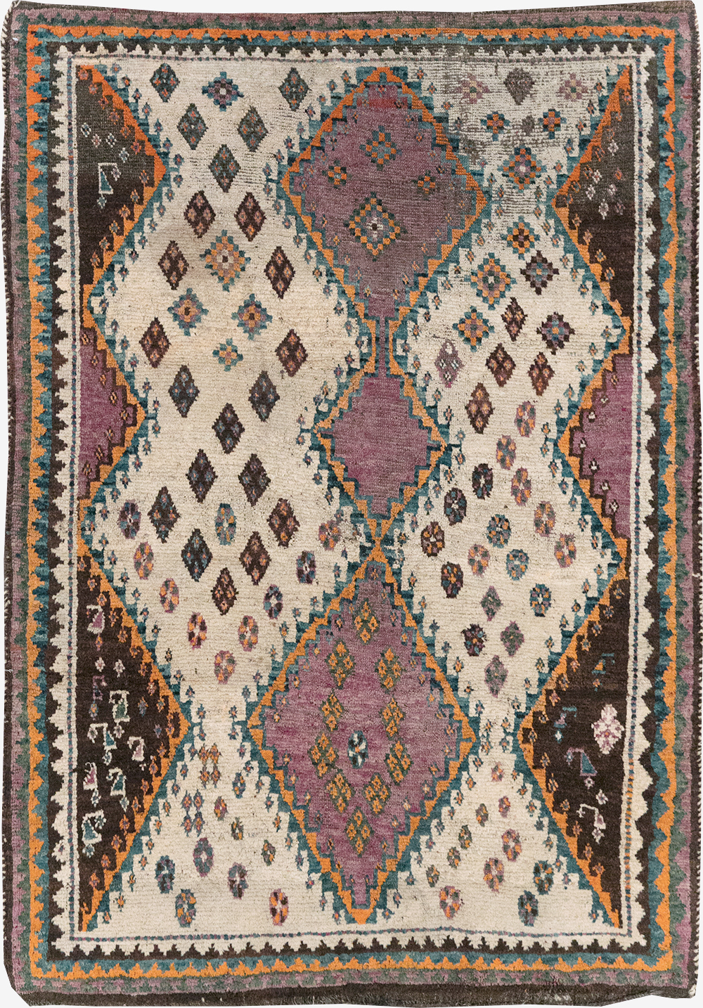 Vintage Persian Gabbeh Rug, No.32413 - Galerie Shabab