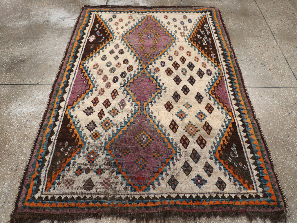Vintage Persian Gabbeh Rug, No.32413 - Galerie Shabab