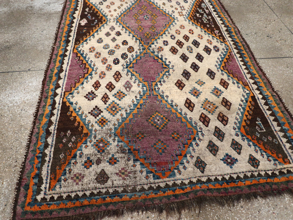 Vintage Persian Gabbeh Rug, No.32413 - Galerie Shabab