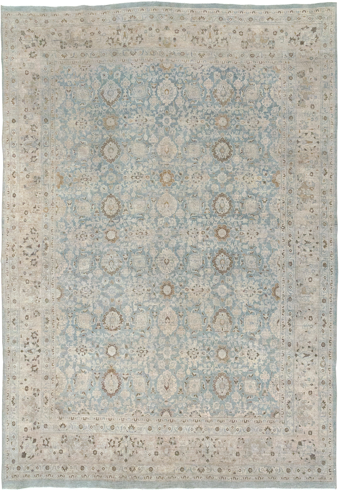 Antique Persian Mashad Room Size Carpet, No.32421 - Galerie Shabab